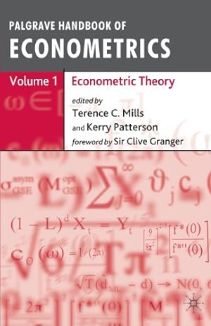 Bild des Verkufers fr Palgrave Handbook of Econometrics: Volume 1: Econometric Theory [Paperback ] zum Verkauf von booksXpress
