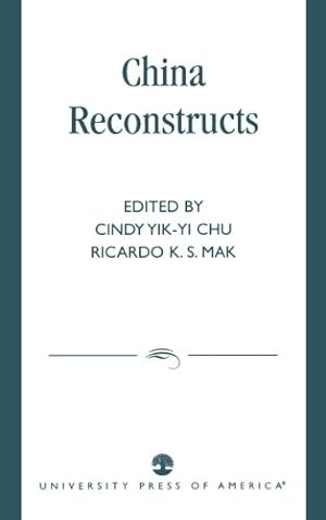 Seller image for China Reconstructs by Cindy Yik-yi Chu [Paperback ] for sale by booksXpress