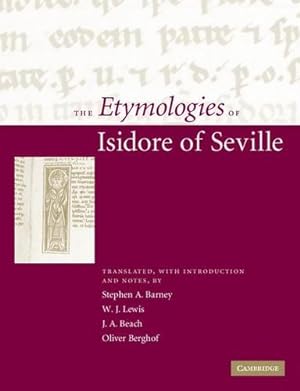Bild des Verkufers fr The Etymologies of Isidore of Seville [Paperback ] zum Verkauf von booksXpress