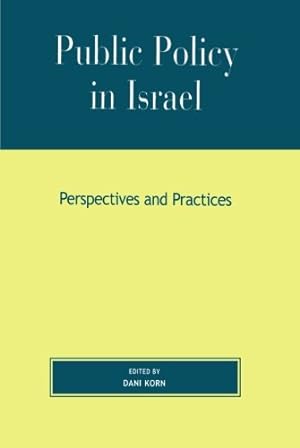 Seller image for Public Policy in Israel: Perspectives and Practices (Studies in Public Policy) [Paperback ] for sale by booksXpress