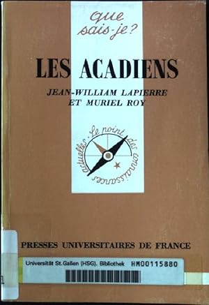 Imagen del vendedor de Les Acadiens a la venta por books4less (Versandantiquariat Petra Gros GmbH & Co. KG)