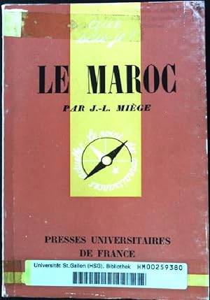 Seller image for Le Maroc. for sale by books4less (Versandantiquariat Petra Gros GmbH & Co. KG)