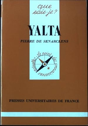 Bild des Verkufers fr Yalta. zum Verkauf von books4less (Versandantiquariat Petra Gros GmbH & Co. KG)