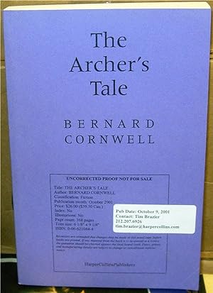 Immagine del venditore per The Archer's Tale by Cornwell, Bernard venduto da Robinson Street Books, IOBA