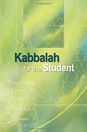 Bild des Verkufers fr Kabbalah for the Student [Hardcover ] zum Verkauf von booksXpress
