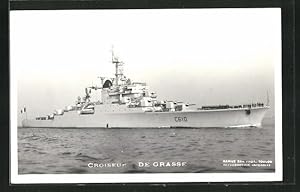 Carte postale Kriegsschiff De Grasse C610 vor der Küste