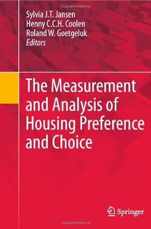 Imagen del vendedor de The Measurement and Analysis of Housing Preference and Choice [Hardcover ] a la venta por booksXpress