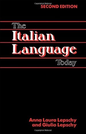 Seller image for The Italian Language Today by Lepschy, Anna Laura, Lepschy, Giulio [Paperback ] for sale by booksXpress