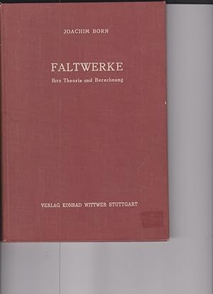 Faltwerke by Born, Joachim