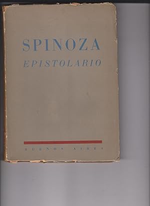 Epistolario by Spinoza, Baruch