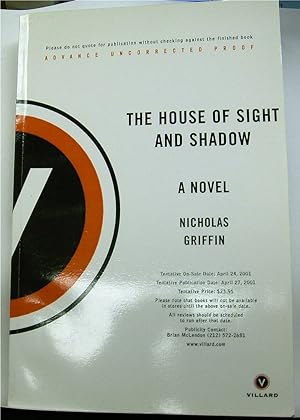 Bild des Verkufers fr The House of Sight and Shadow by Griffin, Nicholas zum Verkauf von Robinson Street Books, IOBA