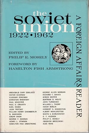 Immagine del venditore per The Soviet Union, 1922-1962: A Foreign Affairs Reader by Mosely, Philip E., editor venduto da Robinson Street Books, IOBA