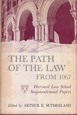 Bild des Verkufers fr The Path of the Law From 1967 by Sutherland, Arthur, editor zum Verkauf von Robinson Street Books, IOBA