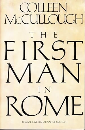 Bild des Verkufers fr The First Man in Rome by McCullough, Colleen zum Verkauf von Robinson Street Books, IOBA