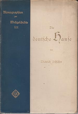 Bild des Verkufers fr Die Hanse: Monographien zur Weltgeschichte XIX by Schafer, Dietrich zum Verkauf von Robinson Street Books, IOBA