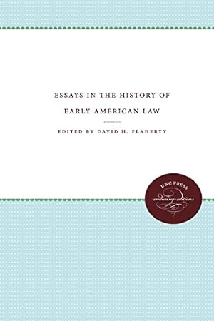Seller image for Essays in the History of Early American Law (Published by the Omohundro Institute of Early American History and Culture and the University of North Carolina Press) [Paperback ] for sale by booksXpress