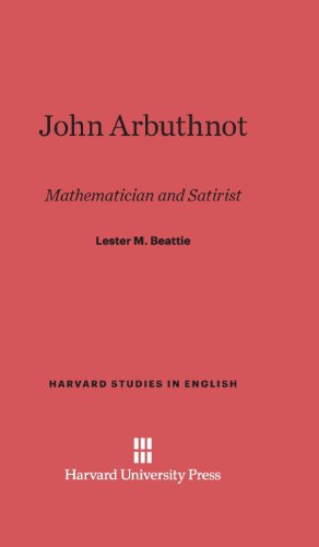 Imagen del vendedor de John Arbuthnot (Harvard Studies in English) by Beattie, Lester M. [Hardcover ] a la venta por booksXpress