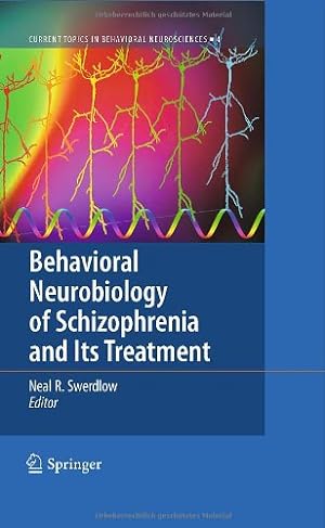 Seller image for Behavioral Neurobiology of Schizophrenia and Its Treatment (Current Topics in Behavioral Neurosciences) [Hardcover ] for sale by booksXpress