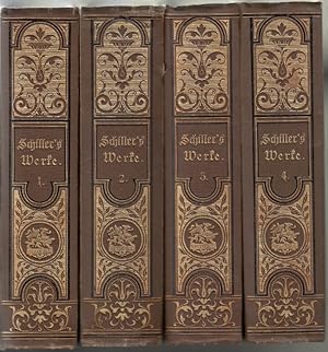 Bild des Verkufers fr Schiller's Sammtliche Werke: Volumes I - IV by Schiller, Friedrich zum Verkauf von Robinson Street Books, IOBA