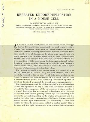 Seller image for Repeated Endoreduplication In A Mouse Cell by Hsu, T. C., and Levan, Albert for sale by Robinson Street Books, IOBA