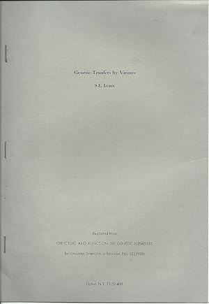 Image du vendeur pour 37 original offprints from Nobel Prize winner S. E. Luria by Salvador Edward Luria S. E. Luria mis en vente par Robinson Street Books, IOBA