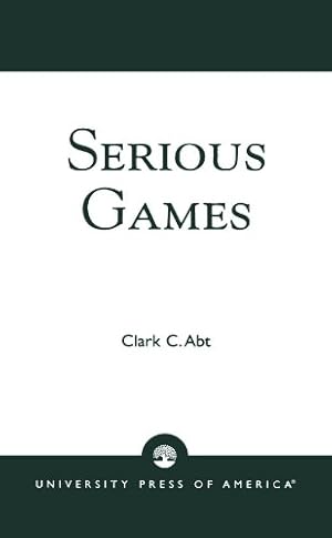 Imagen del vendedor de Serious Games by Abt, Clark C. [Paperback ] a la venta por booksXpress