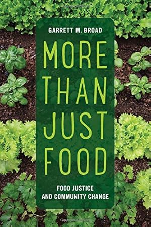 Imagen del vendedor de More Than Just Food: Food Justice and Community Change (California Studies in Food and Culture) by Broad, Garrett [Paperback ] a la venta por booksXpress