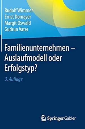 Immagine del venditore per Familienunternehmen - Auslaufmodell oder Erfolgstyp? (German Edition) [Hardcover ] venduto da booksXpress