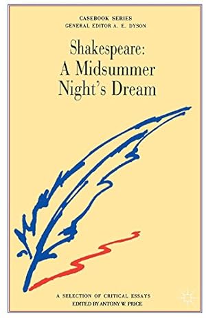 Seller image for Shakespeare: A Midsummer Night's Dream (Casebooks Series) [Paperback ] for sale by booksXpress