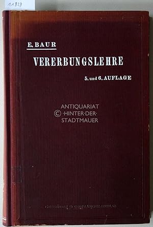 Seller image for Einfhrung in die experimentelle Vererbungslehre. for sale by Antiquariat hinter der Stadtmauer