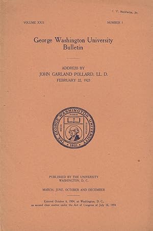 Seller image for The Growing Importance of Popular Education in Politics by Pollard, John Garland for sale by Robinson Street Books, IOBA