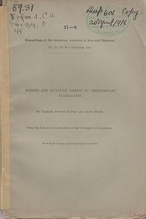 Seller image for Mitotis and Multiple Fission in Trichomonad Flagellates by Kofoid, Charles Atwood and Swezy, Olive for sale by Robinson Street Books, IOBA