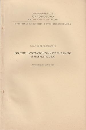 Seller image for On the Cytotaxonomy of Phasmids (Phasmatodea) by Hughes-Schrader, Sally for sale by Robinson Street Books, IOBA