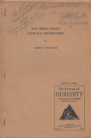 Imagen del vendedor de New Jimson Weeds from Old Chromosomes by Blakeslee, Albert F. a la venta por Robinson Street Books, IOBA
