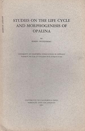 Seller image for Studies on the Life Cycle and Morphogenesis of Opalina by Wessenberg, Harry for sale by Robinson Street Books, IOBA
