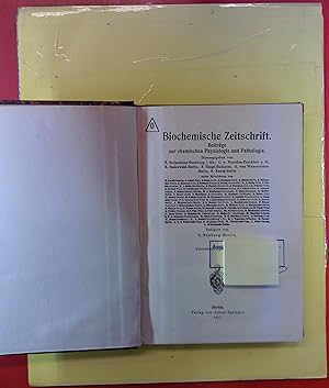 Immagine del venditore per Biochemische Zeitschrift. Beitrge zur chemischen Physiologie und Pathologie. VIERUNDACHTZIGSTER BAND venduto da biblion2