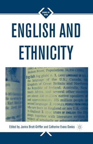 Seller image for English and Ethnicity (Signs of Race) [Paperback ] for sale by booksXpress