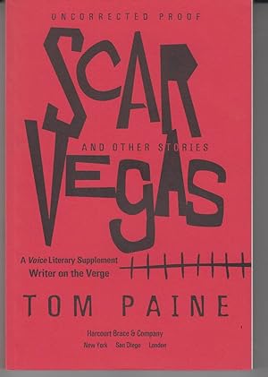 Bild des Verkufers fr Scar Vegas and other stories by Paine, Tom zum Verkauf von Robinson Street Books, IOBA
