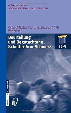Seller image for Münsteraner Sachverständigengespräche: Beurteilung und Begutachtung Schulter-Arm-Schmerz (German Edition) [Hardcover ] for sale by booksXpress