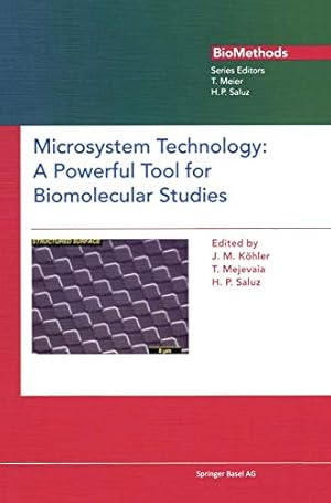 Bild des Verkufers fr Microsystem Technology: A Powerful Tool for Biomolecular Studies (Biomethods) [Hardcover ] zum Verkauf von booksXpress