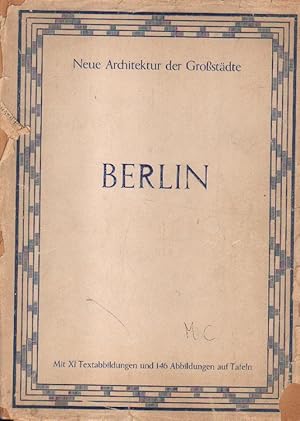 Imagen del vendedor de Berliner Architektur der Nachkriegszeit. a la venta por Versandantiquariat Boller