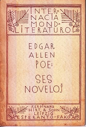 Seller image for Edgar Allen Poe: Ses Noveloj by Milward, A. Frank for sale by Robinson Street Books, IOBA