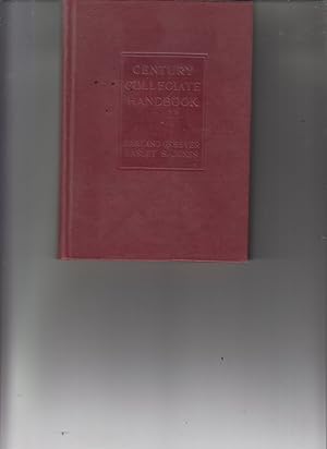 Bild des Verkufers fr The Century Collegiate Handbook by Greever, Garland; Jones, Easley S. zum Verkauf von Robinson Street Books, IOBA