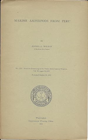 Marine Amphipods from Peru by Walker, Alfred O.