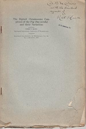 Seller image for The Diploid Chromosome Complexes of the Pig (Sus scrofa) and their Variations by Hance, Robert T. for sale by Robinson Street Books, IOBA