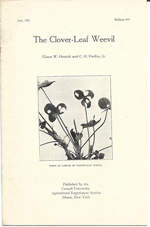 Image du vendeur pour The Clover-Leaf Weevil by Herrick, Glenn W.; Hadley, Jr., C. H. mis en vente par Robinson Street Books, IOBA