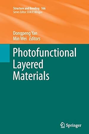 Imagen del vendedor de Photofunctional Layered Materials (Structure and Bonding) [Soft Cover ] a la venta por booksXpress