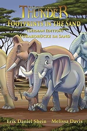 Bild des Verkufers fr Footprints in the Sand: German Edition (Thunder: An Elephant's Journey) [Soft Cover ] zum Verkauf von booksXpress