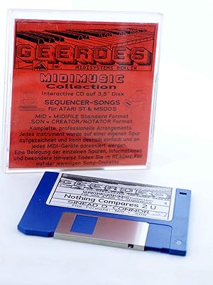 NOTHING COMPARES 2U (Sinead O'Connor) Geerdes Midisystem, 1989. DISKETTE 3,5". ATARI MSDOS. MIDI