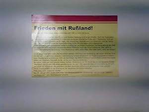 Flyer der DKP: Frieden mit Russland,